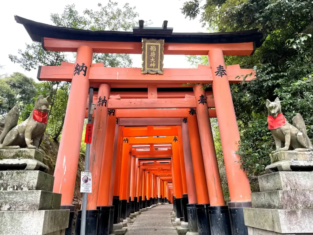 kyoto isshu trail fushimi inari torii